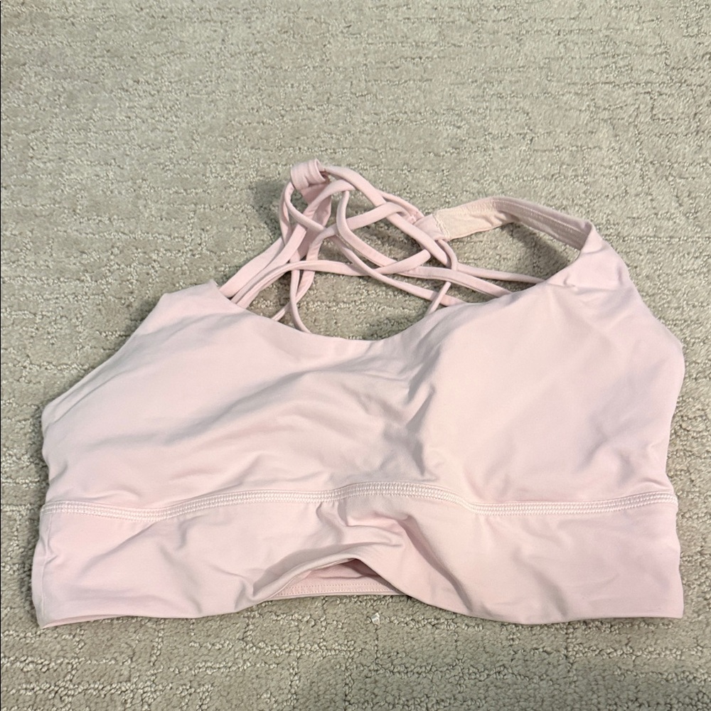 Women's Pink Sports Bra Size 10 LuluLemon